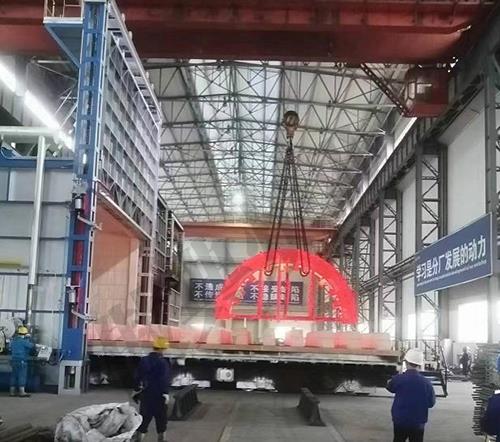 东汽10米核电产品热处理炉